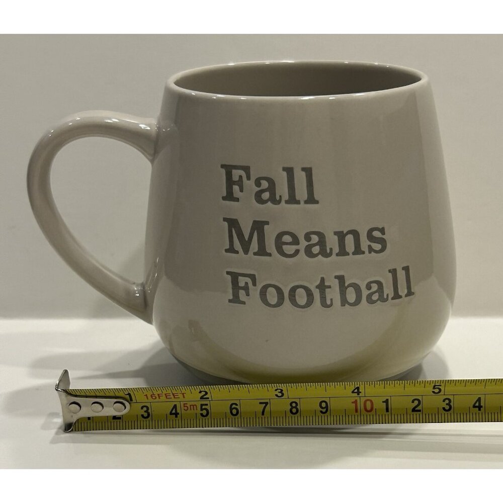 Robert Stanley Large MUG Coffee Cocoa Football Lovers Fall Cozy Autumn Season - Picture 8 of 9